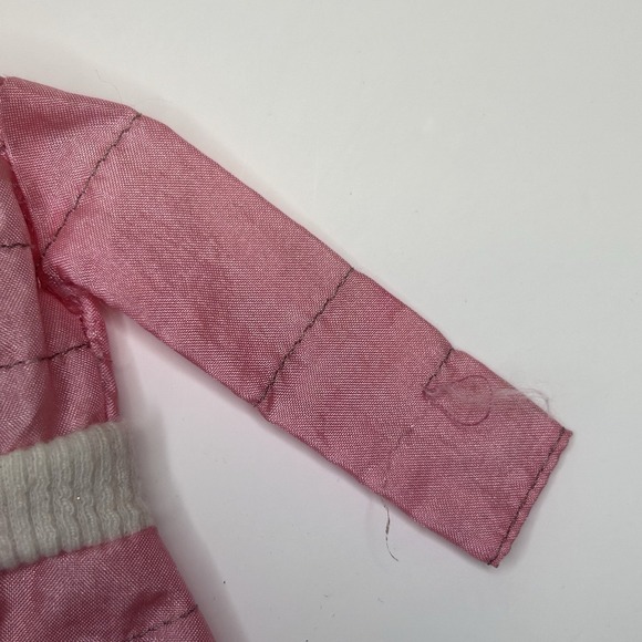 2006 Fashion Fever Barbie Outfit Pink Coat Replacement Only Long Coat White Belt - Picture 2 of 10